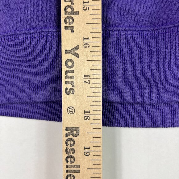 VTG 90s/80s Nature Sweatshirt Toddlers 6 Purple Faded Wolf Pack Crewneck - Picture 13 of 15